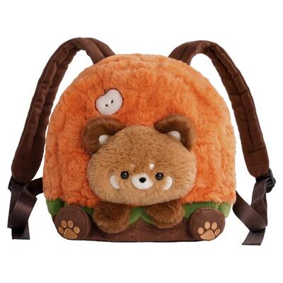 小羊古力可爱汉堡小熊猫双肩背包