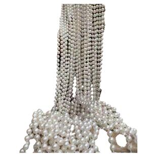 仿真珍珠串珠婚礼婚庆装饰连线假白色珍珠链条花束装饰diy材料