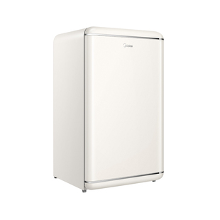 美的小冰箱单门单温母婴美妆小型家用复古冰箱冷藏冰柜96升