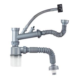 潜水艇厨房水槽防臭下水管排水管洗菜盆配件水池洗碗槽下水器三通