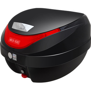 爱得乐8302摩托车后备箱 电动车尾箱中大号快拆工具箱 踏板储物箱