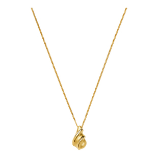 女神蒙上眼 辛芷蕾同款Savi x Missoma水波纹水滴项链小众毛衣链