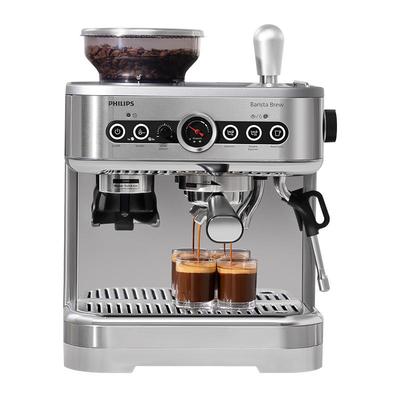 飞利浦意式半自动咖啡机小型家用办公商用打奶泡研磨一体PSA3218