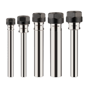 ER-A型雕刻机延长杆 直柄加长杆M型高精度ER11夹头ER16加长连接杆