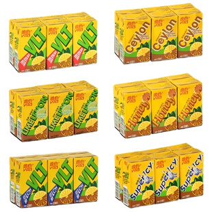 香港版进口vita维他柠檬茶饮料锡兰青柠蜜糖涩得起原味250ml*6