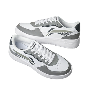 李宁板鞋男鞋运动鞋2025新款舒适春季经典品牌潮流休闲小白鞋子男