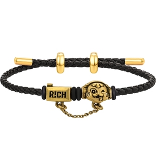 MONOLOGUE独白北纬三十度RICH小蛇复古黄金转运珠配手绳MR1516礼