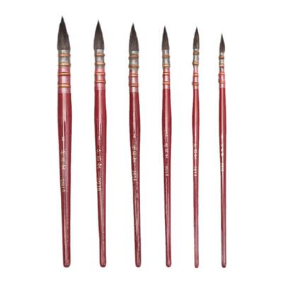 竹羽堂红胖子水彩笔松鼠动物毛