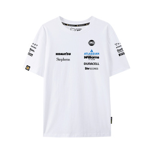 2026威廉姆斯车队服F1方程式赛车服车迷短袖t恤衫男女纯棉半袖体