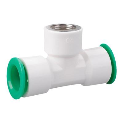 PPR免热熔快速接头20 25 32 40 50快插弯头三通PE水管配件免烫4分