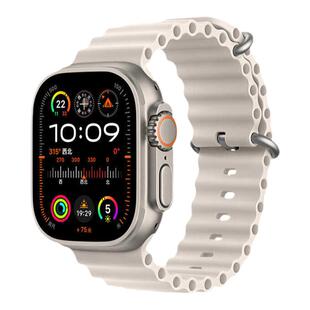 华强北S8新款海洋硅胶表带运动款applewatch8 ultra通用iwatch7/6