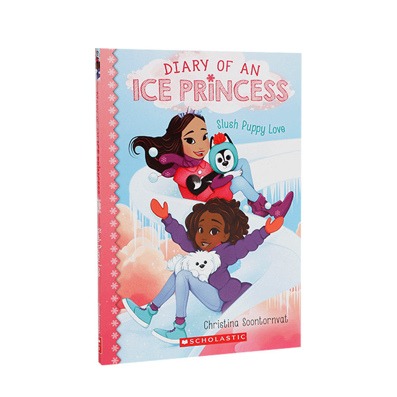 英文原版Diary of an Ice Princess冰雪公主日记#5早恋Slush Puppy Love 学乐出版儿童章节桥梁小说冒险图画故事书英语课外阅读书