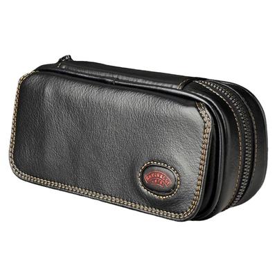 牛皮 沙芬SAVINELLI烟斗真皮2斗包便携式烟斗包 软皮斗草斗客专用