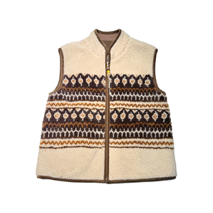 ROLLCALL25秋冬新款 羊毛费尔岛撞色双面穿马甲