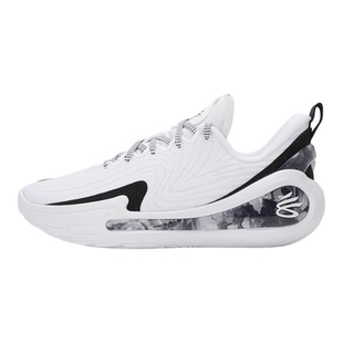 UA安德玛库里12篮球鞋男鞋冬季新款男子缓震球鞋白色低帮运动鞋子