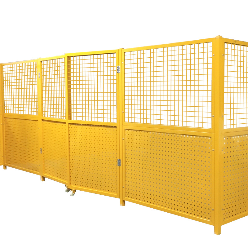 加厚车间仓库围栏隔断可移动隔离网冲孔板围挡工厂设备护栏铁丝u.