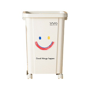 垃圾桶厨房家用2026新款大号大容量无盖高颜值商用办公室专用超大