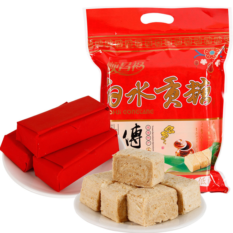 白水顺昌闽南糕点红纸全皮贡糖