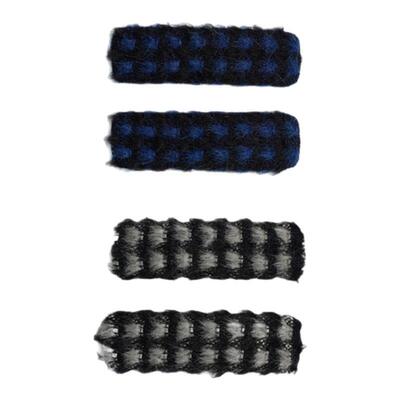 buma手工发夹格纹方人对夹