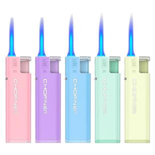 超凡防风金属打火机定制印字刻字高档 广告耐用可充气直冲蓝防爆