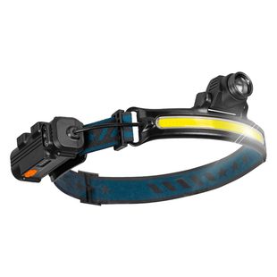 cob大面积泛光led头带头灯强光充电超亮头戴式电筒夜钓鱼专用感应