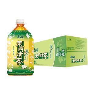 康师傅茉莉清茶饮料1L*12瓶整箱低糖0脂聚餐调味茶饮品分享量贩