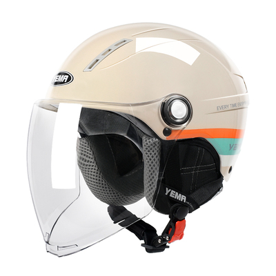 野马头盔3C认证电瓶车摩托车女