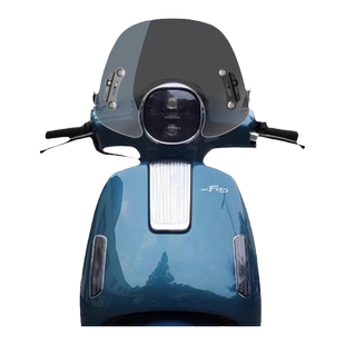 适用于五羊本田NW F125风挡复古踏板摩托车改装件前挡风板玻璃