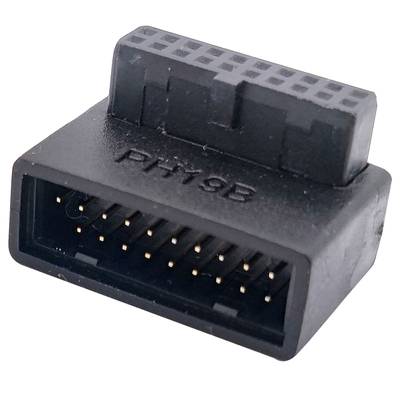电脑主板USB3.0转向90度转接头