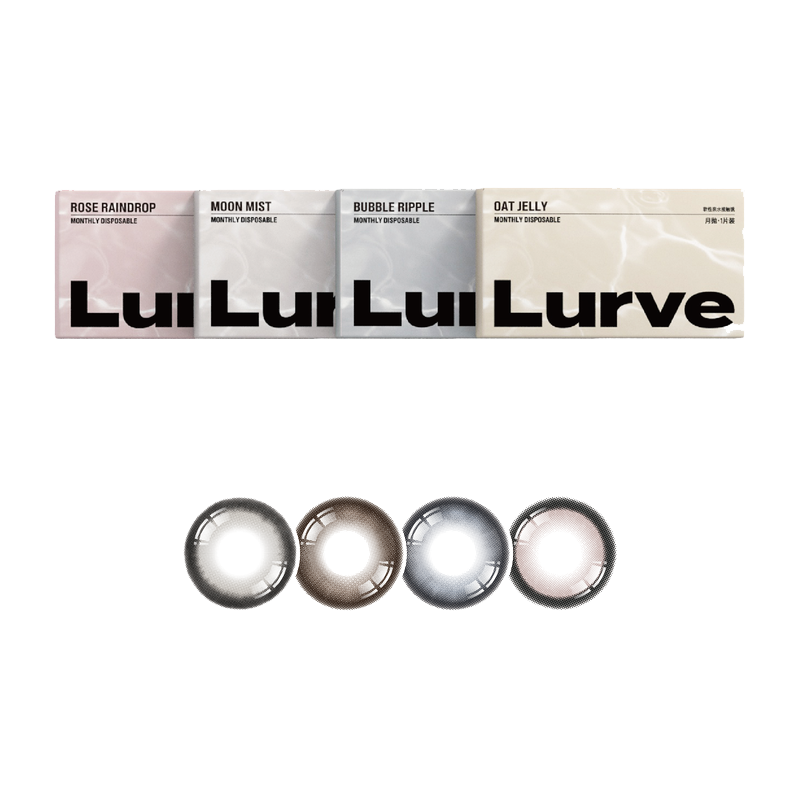 【新品】Lurve美瞳半年抛蓝标半年抛大小直径自然彩色隐形眼镜1副