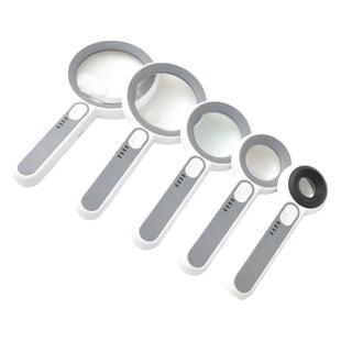 二十倍放大镜30看烟码八穿针鉴定工具验酒宝专用十银元边齿塑料柄