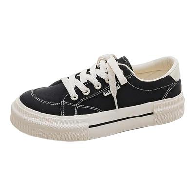 人本官方店帆布鞋女款2025新款轻便经典百搭不累脚透气运动休闲鞋