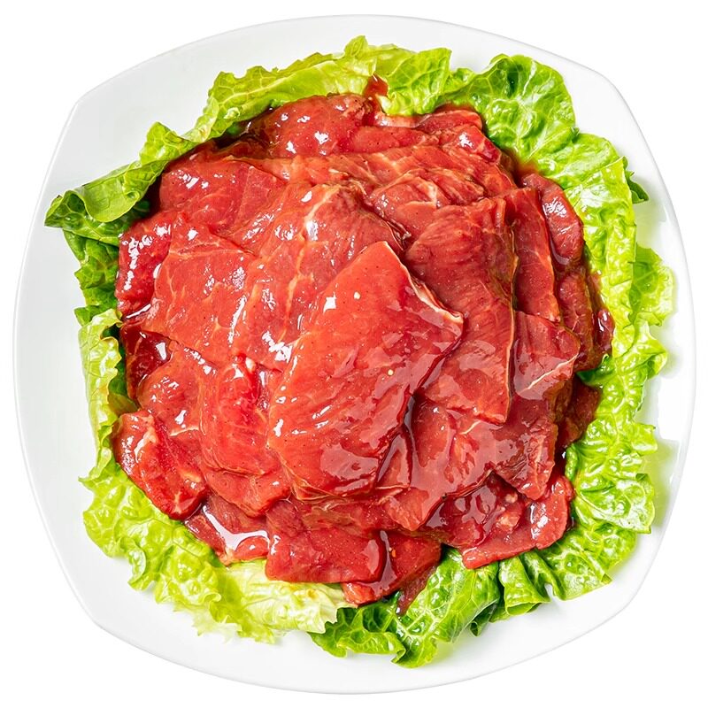 如意三宝牛肉片500g新鲜调理