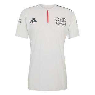 奥迪F1车队速干修身运动短袖POLO衫男装adidas阿迪达斯官方