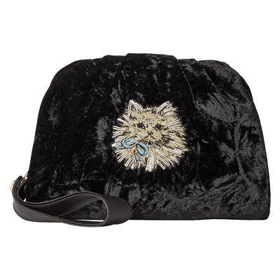 katespade猫咪刺绣链条斜挎包