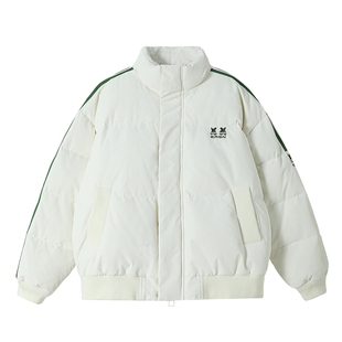 【李宏毅】ER三条杠轻薄羽绒服男女冬90白鸭绒防寒保暖潮牌面包服