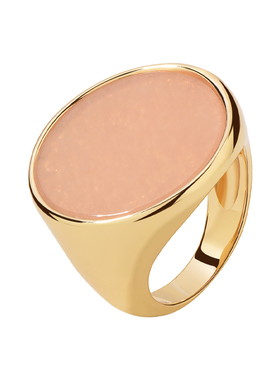 CHEZLOOPS粉玉绿东陵蜜语戒指