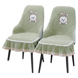 椅子套罩四季通用餐桌餐椅套新款防滑扶手椅套弧形凳子座椅罩套C3