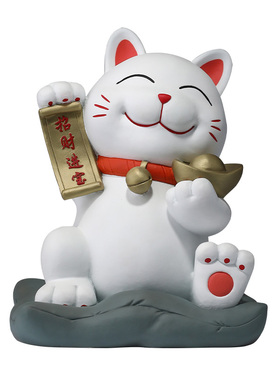 摆件前台招财猫北将全铜商务