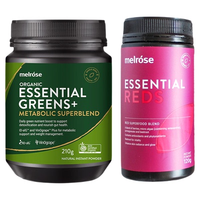 Melrose小绿粉 + 焕颜粉澳洲原装进口内服养肤焕颜清肠套装正品