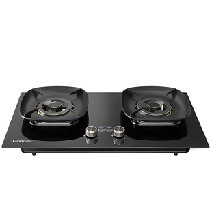 康宝2QB670燃气灶5.2KW大火力智能定时液化气天然气双灶台嵌两用