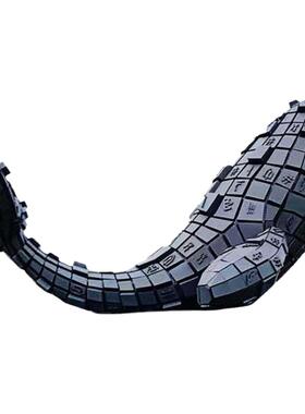 大型不锈钢鲸鱼定制发光镜面拉丝户外广场景观园林艺术品落地摆件