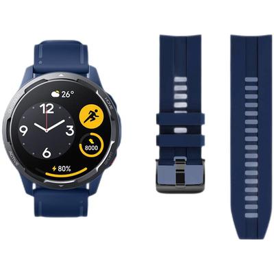 适用小米华米手表color2/S2/S3/4运动watch5硅胶s4sport表带S1pro智能 Amazfit GTR4/3智能GTS4/3/2秋冬bip5