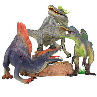 侏罗纪仿真恐龙模型动物玩具实心捕鱼棘龙摩洛哥棘背龙男儿童礼物