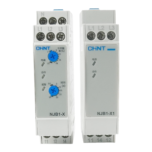 正泰NJB1-X1 NJB1-X相序 断相保护继电器 三相不平衡保护器AC380V