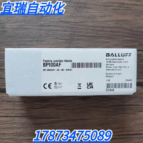 议价全新原装正品 巴鲁夫 BPI00AF 传感器BPI 6M303P-5K-B0-SM48T