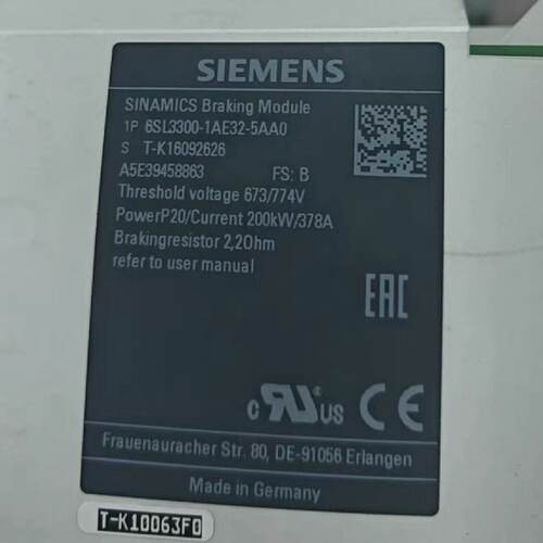 【询价】6SL3300-1AE32-5AA0适用