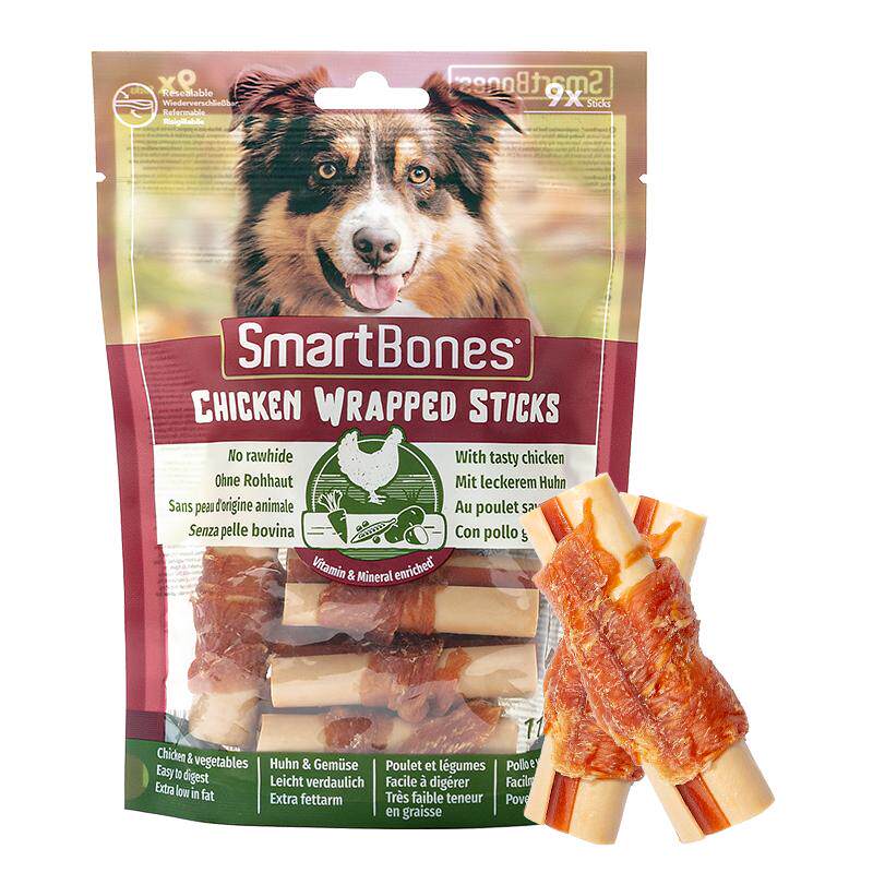 SmartBones狗狗零食缠肉磨牙棒
