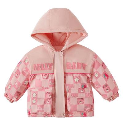 杰里贝比女童工装棉衣棉服秋冬
