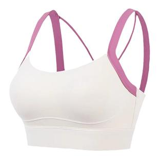 大码运动内衣女外穿防震透气高强度健身文胸胖mm收副乳瑜伽背心夏